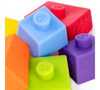 Grande Pyramide pour Bébé Jouet à Empiler 40 cm Jouet d¿Éveil avec Les Engrenages Jeux Éducatifs pour Bébé Empilement et Culbuto Cadeau Enfant 1 2 3 Ans (Grande)