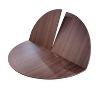 Grande Rallonge De Table Ronde Pliable, Plateau Rond Pliant en Bois Massif, Plateau De Table sans Pieds Uniquement, Plateau De Table Circulaire(A,160 cm/63 inch)