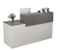 Grande réception avec tiroirs de Rangement for Bureau d'entreprise, Hall d'hôtel, Caisse de Vente au détail(Gray,47")