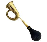 Grande réplique de klaxon vintage de 40 cm de long avec piston en caoutchouc noir | Klaxon à air | Corne de clown | Klaxon à presser | klaxon de taxi en caoutchouc | corne de clairon | style rétro |