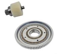 Grande roue dentée pour moteur central Tongsheng TSDZ-2B, engrenages de rechange pour kit de conversion de vélo électrique 350 W 500 W, argent (L engrenage+engrenage en nylon)
