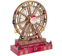 Grande roue père noël animée, lumineuse et musicale 5 G