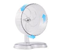 Grande roue pour hamster | d'exercice silencieux transparents 24 cm | Roues d'exercice pour souris et petits animaux, pour courir, grimper, enrichir les petits animaux de compagnie et petits