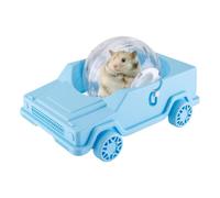 Grande roue pour hamsters - jouet de course en forme de voiture pour petits animaux, jouet anti-stress pour gerbilles, enrichissement de la cage et du stress à la maison pour chinchilla, gerblo nain
