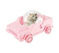Grande roue pour hamsters - Roue pivotante pour petits animaux en forme de voiture - Jouet de course à gerbles | Pour enrichissement Cage Chinchilla Gerblo Nano Hamster et