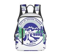 Grande Sac à dos léger et décontracté Motif drapeau des Prairies Grande capacité