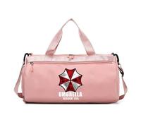 Grande Sac de Sport Resid.ent Evil, Imperméable aux Rayures et à l'abrasion, pour Gym Sport Voyages(Pink)