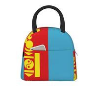 Grande Sac Isotherme Repas Enfants Garçons Filles Vintage Mongolia Drapeau Réutilisable Thermos Femmes Hommes Boîte À Déjeuner Étanche Glacière École Bureau Camping