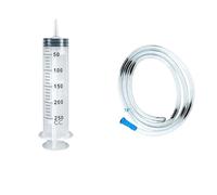 Grande seringue de 100 ml à 550 ml avec tube pour huile, colle et culture hydroponique(250 ml And Hose)