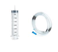 Grande seringue de 100 ml à 550 ml avec tube pour huile, colle et culture hydroponique (350 ml And Hose)