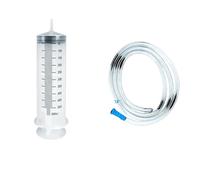 Grande seringue de 100 ml à 550 ml avec tube pour huile, colle et culture hydroponique (550 ml And Hose)
