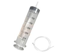 Grande seringue de 150 à 500 ml avec tube de 1,3 m pour alimentation, encre et nutriments (300 ml avec tube de 1,3 m)