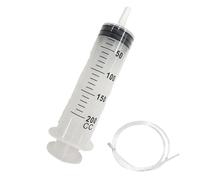 Grande seringue de 150 à 500 ml avec tube de 1,3 m pour l'alimentation, l'encre et les nutriments (200 ml avec tube de 1,3 m)