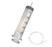 Grande seringue de 150 à 500 ml avec tube de 1,3 m pour l'alimentation, l'encre et les nutriments (250 ml avec tube de 1,3 m)