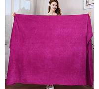Grande Serviette De Bain, Linge De Lit, Serviette De Bain en Microfibre, Serviette Douce Super Absorbante, À Séchage Rapide, Écologique, Rouge Vin, 180X200Cm