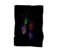 Grande Serviette de Plage Poncho Microfibre XL XXL Thème de Jeu Gamer Manette Jeu Vidéo Garçon Serviette de Bain Homme Séchage Rapide Bain de Soleil Transat Tapis Spa Voyage (Couleur4,100 x 180 cm)