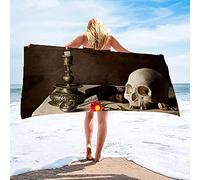 Grande serviette de voyage, serviette de plage en microfibre surdimensionnée, serviette de plage sans sable super absorbante et à séchage rapide compatible avec les enfants et les adultes, un dernier