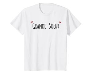 Grande Soeur Cadeau Naissance Petite Soeur 2027 T-Shirt