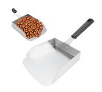 Grande Spatule à Hamburger Smash, Plaque Chauffante en Acier Inoxydable Food Mover Barbecue Pelle Grattoir pour Aliments Frits, sauté et Déplacer les Aliments