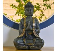 Grande statue bouddha méditation h 37 cm