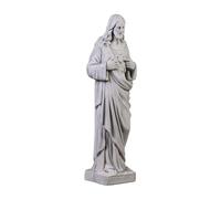 Grande statue de Jésus de la marque Gartendekoparadies.de - En pierre - Résistante au gel