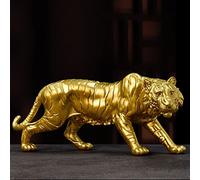 Grande statue de tigre de 41,9 cm - Cadeau de collection pour amateur de tigre, bureau, décoration d'intérieur, accessoires de bureau, décoration de jardin, décoration extérieure