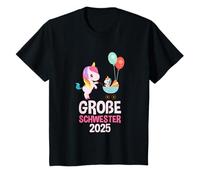 Grande sœur 2025 Adorable licorne bébé T-Shirt