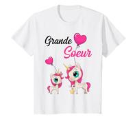 Grande Sœur 2025 Licorne Fille T-Shirt