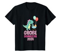 Grande Sœur 2026 Dino Mignon T-Rex Baby Annonce T-Shirt