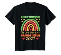 Grande Sœur 2027 Arc-en-Ciel Doux Frère 2027 T-Shirt