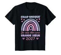 Grande Sœur 2027 Arc-en-Ciel Doux Frère 2027 T-Shirt