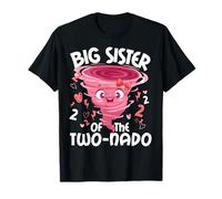 Grande sœur des deux nades thème Tornado 2ème anniversaire T-Shirt
