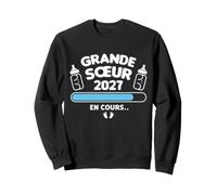 Grande Sœur en Cours 2027 Annonce Grossesse 2027 Futur Papy Sweatshirt
