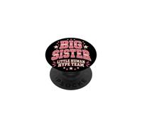 Grande Sœur Équipe de Soutien Petit Humain Amour Fraternel PopSockets PopGrip Adhésif
