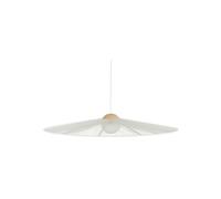 Grande suspension en fer beige Belle Pendant