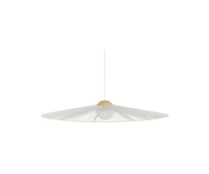 Grande suspension en fer beige Belle Pendant