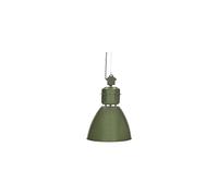Grande suspension en métal vert, E27, 1 ampoule, design industriel - House Doctor, Volumen - 54x54x60 cm