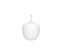 Grande suspension en verre blanc Muse