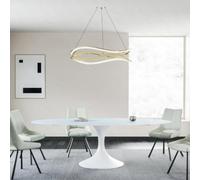 Grande table à manger forme organique 280cm CALISIA couleur blanc