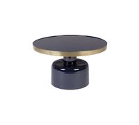 Grande table d'appoint bleue Glam 60cm
