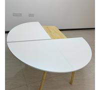 Grande Table Ronde Pliable Avec Plateau Uniquement, 120cm-240cm de Diamètre Table Ronde En Bois Peu Encombrante, Table Circulaire Pliante Intérieure Et Extérieure, Pour Pique-nique, Fête, Banquet, Mar