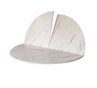 Grande table ronde pliable, extension de bureau en bois, design sans pieds pour salle à manger, maison, jardin et mariage