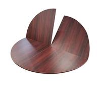 Grande table ronde pliable, extension de bureau en bois, design sans pieds pour salle à manger, maison, jardin et mariage