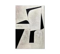 Grande Tableau Decoration Murale Abstrait Noir et blanc Moderne Minimalisme Art Impression Sur Toile Peintures pour Salon Chambre Bureau Deco Murale Affiche 70x90 cm Sans cadre