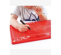 Hape Tableau à dessin magnétique à emporter Rouge Grand format 280 x 255 x 12 mm À partir de 3 ans
