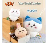 Grande taille 60 cm Usachi Jiyi Doll Kawaii Peluche Ours autoironique Hachiware Coussin Oreiller Cadeau 60 cm Hachiware