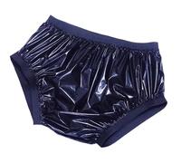 Grande Taille Culotte En Plastique Anti-fuite pour Incontinence avec Contrôle Des Odeurs Sans Bruit Culotte Taille Haute Imperméable Unisexe Lavable Et Réutilisable,M,Black