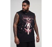 Grande taille - Débardeur à imprimé Nirvana homme - noir - 2XL, noir