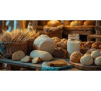 Grande Taille Diamond Painting Adulte, 5D DIY Broderie Diamant Kit Complet pain, Peinture Diamant Artisanat Strass Point de Croix Painting pour Adultes, Décoration Intérieur Cadeaux 20x40 cm x-524