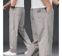 Grande taille hommes pantalons décontractés coupe décontractée coton pantalon taille élastique cordon pantalons de survêtement hommes survêtement pantalon été printemps 2223 Earth-yellow